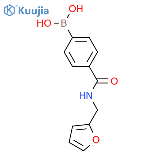 4-(Furfurylaminocarbonyl)phenylboronic acid structure