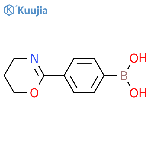 Boronic acid,B-[4-(5,6-dihydro-4H-1,3-oxazin-2-yl)phenyl]- structure