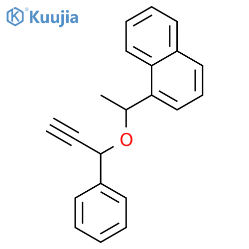 Naphthalene, 1-[(1S)-1-[(1-phenyl-2-propynyl)oxy]ethyl]- structure