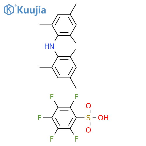Dimesitylammonium Pentafluorobenzenesulfonate structure