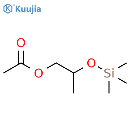 1-Propanol, 2-[(trimethylsilyl)oxy]-, 1-acetate structure