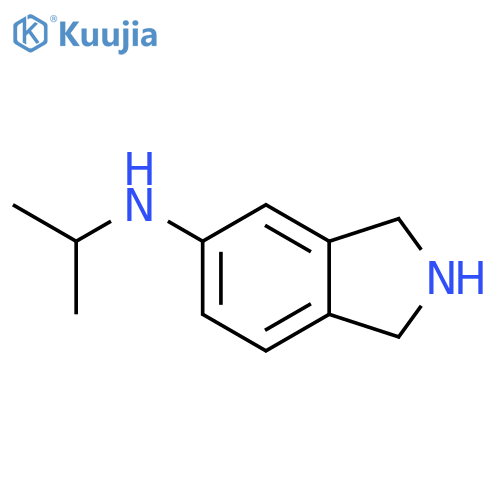 N-(propan-2-yl)-2,3-dihydro-1H-isoindol-5-amine structure