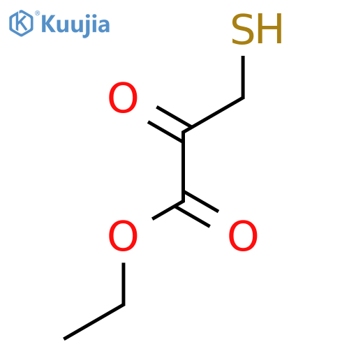 Propanoic acid, 3-mercapto-2-oxo-, ethyl ester structure