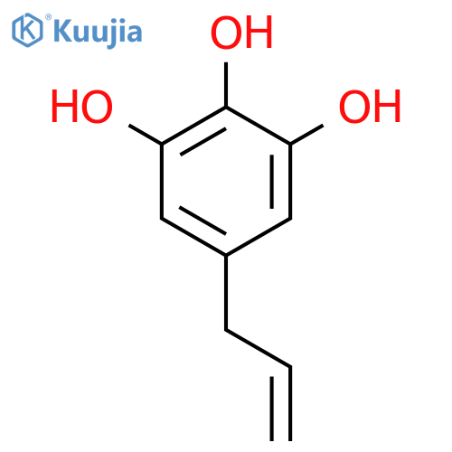 1,2,3-Benzenetriol, 5-(2-propenyl)- structure