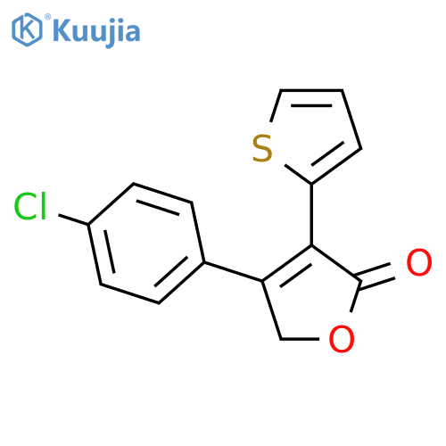 4-(4-Chlorophenyl)-3-(thiophen-2-yl)-2,5-dihydrofuran-2-one structure