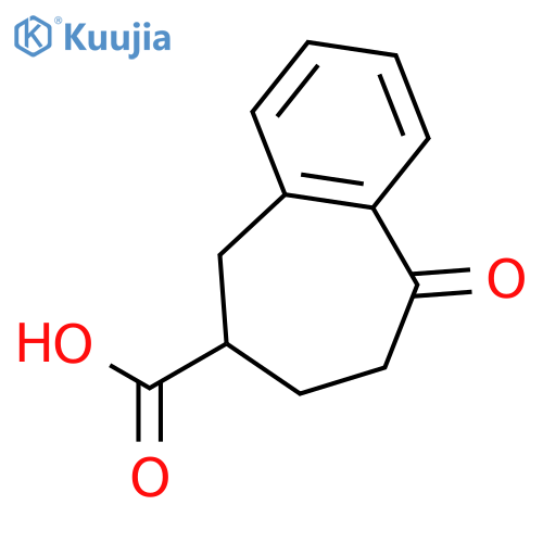 9-oxo-6,7,8,9-tetrahydro-5H-benzo7annulene-6-carboxylic Acid structure