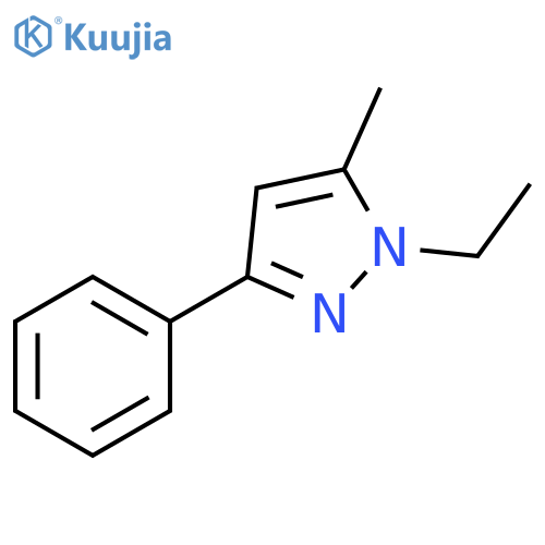 1H-Pyrazole, 1-ethyl-5-methyl-3-phenyl- structure