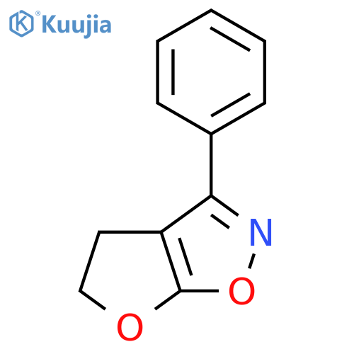 Furo[3,2-d]isoxazole, 4,5-dihydro-3-phenyl- structure