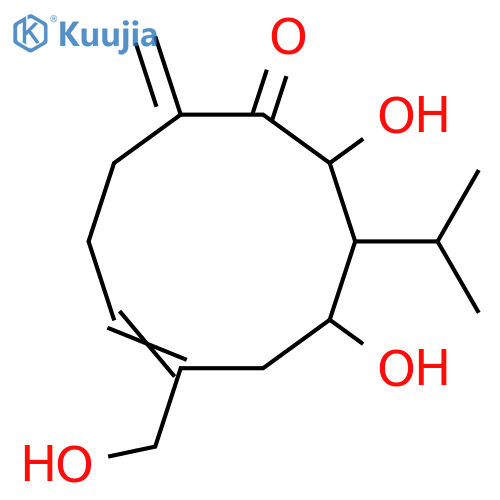 6,8,14-Trihydroxy-1(10),4(15)-germacradien-5-one; (1(10)E,6α,7βH,8β)-form structure