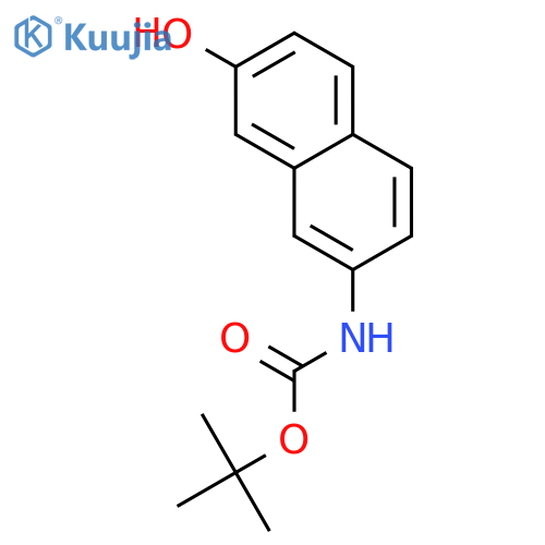 tert-butyl N-(7-hydroxynaphthalen-2-yl)carbamate structure