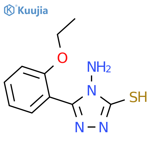 4-AMINO-5-(2-ETHOXYPHENYL)-4H-1,2,4-TRIAZOLE-3-THIOL structure