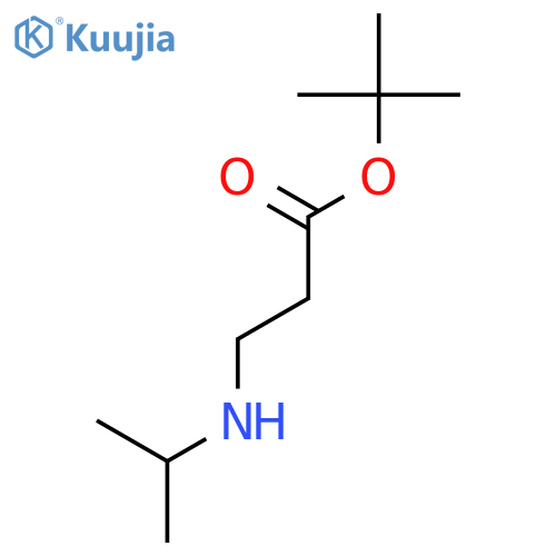3-isopropylamino-propionic Acid Tert-butyl Ester structure