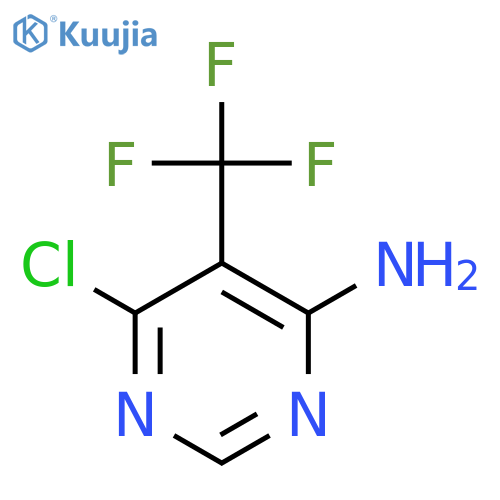6-chloro-5-(trifluoromethyl)pyrimidin-4-amine structure