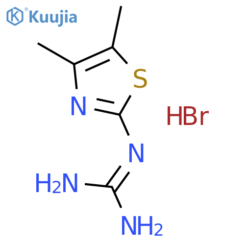 1-(4,5-Dimethyl-1,3-thiazol-2-yl)guanidine hydrobromide structure