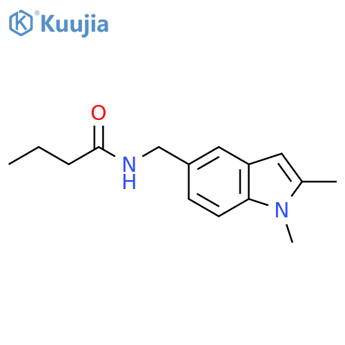 N-(1,2-dimethyl-1H-indol-5-yl)methylbutanamide structure