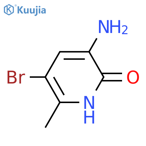 3-Amino-5-bromo-6-methylpyridin-2-ol structure