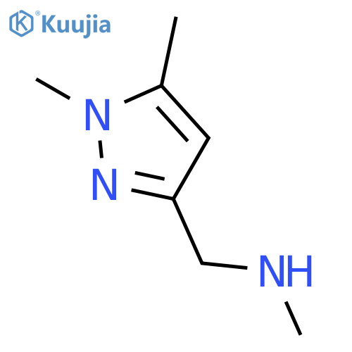 [(1,5-dimethyl-1H-pyrazol-3-yl)methyl](methyl)amine structure