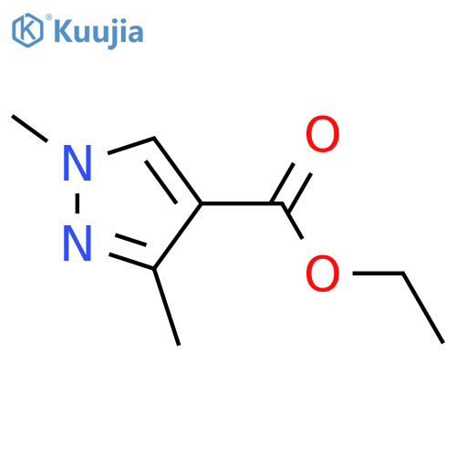 Ethyl 1,3-dimethyl-1H-pyrazole-4-carboxylate structure