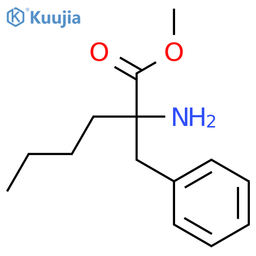 2-Amino-2-benzylhexanoic acid methyl ester structure