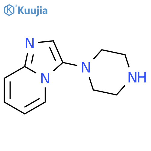 3-(Piperazin-1-yl)imidazo[1,2-a]pyridine structure