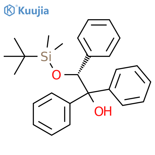 (βR)-β-[[(1,1-Dimethylethyl)dimethylsilyl]oxy]-α,α-diphenylbenzeneethanol structure