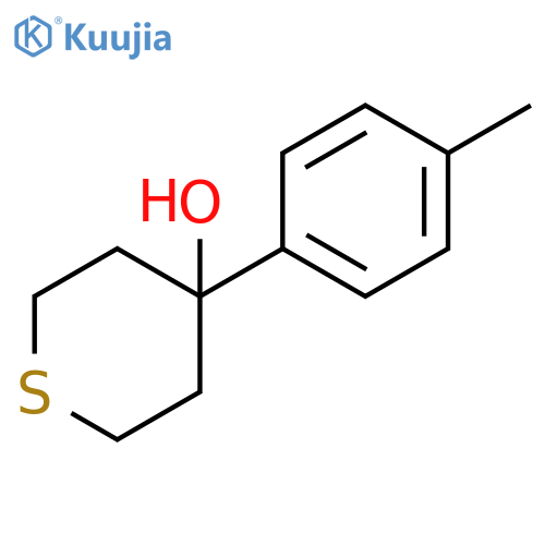 4-(4-methylphenyl)thian-4-ol structure
