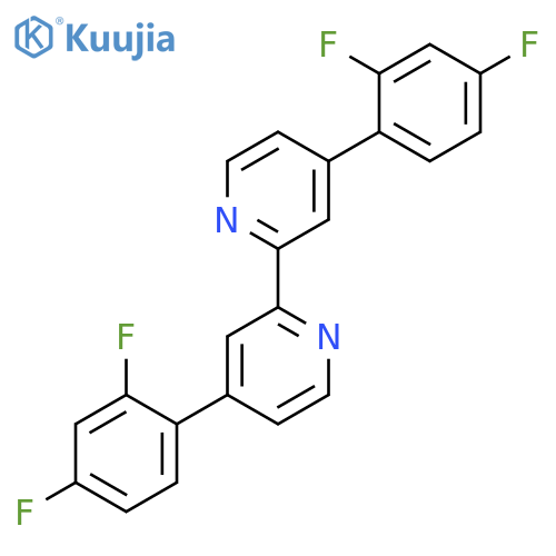 4,4'-Bis(2,4-difluorophenyl)-2,2'-bipyridine structure