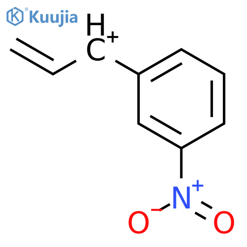 2-Propenylium, 1-(3-nitrophenyl)- structure