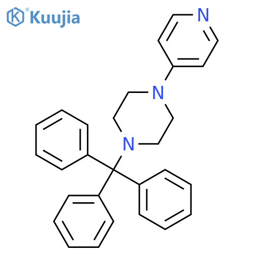 1-(Pyridin-4-yl)-4-tritylpiperazine structure