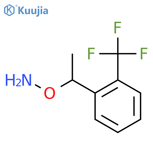 O-{1-2-(trifluoromethyl)phenylethyl}hydroxylamine structure