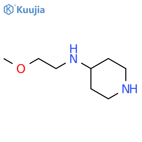 N-(2-methoxyethyl)piperidin-4-amine structure