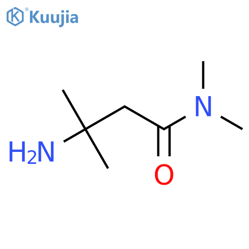 3-Amino-N,N,3-trimethylbutanamide structure