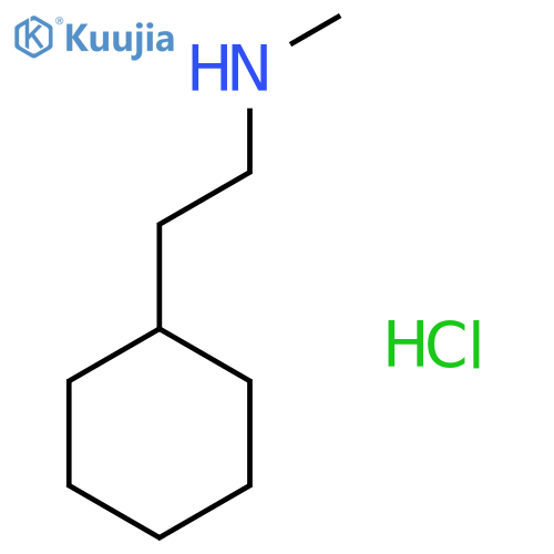 Methyl-beta-cyclohexylethylamine hydrochloride structure