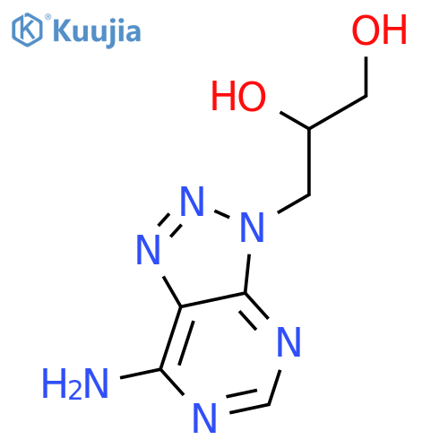 3-{7-amino-3H-1,2,3triazolo4,5-dpyrimidin-3-yl}propane-1,2-diol structure