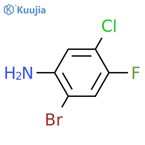 2-Bromo-5-chloro-4-fluoroaniline structure