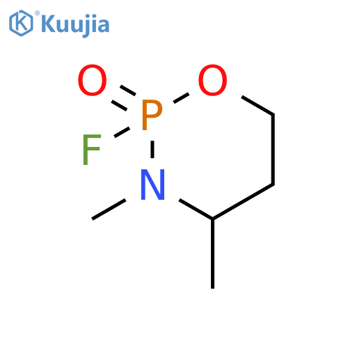 2-fluoro-3,4-dimethyl-1,3,2-oxazaphosphinane 2-oxide structure