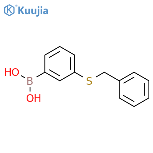 3-(Benzylthio)phenylboronic acid structure