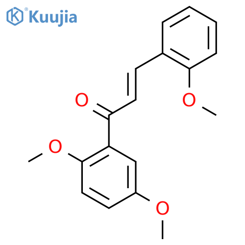 (2E)-1-(2,5-Dimethoxyphenyl)-3-(2-methoxyphenyl)prop-2-en-1-one structure