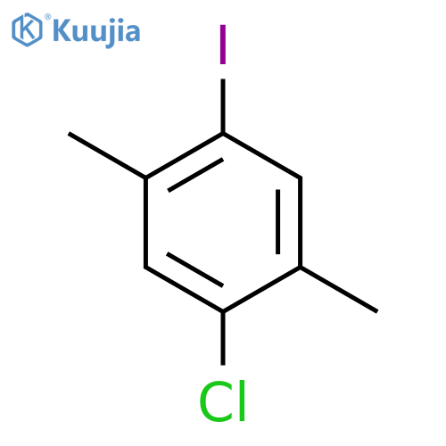1-Chloro-4-iodo-2,5-dimethylbenzene structure
