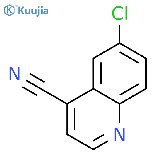 6-Chloroquinoline-4-carbonitrile structure