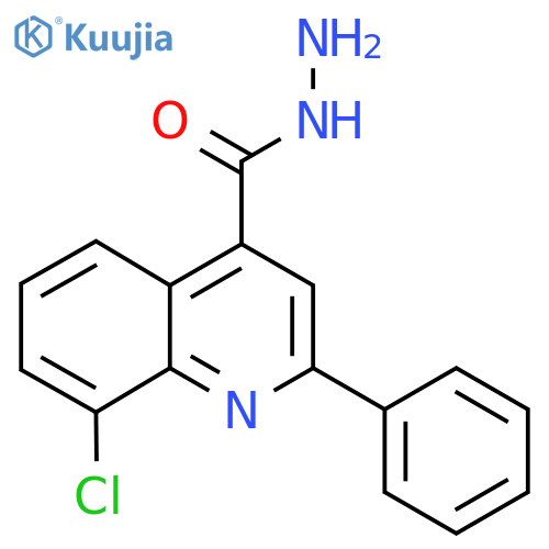 8-Chloro-2-phenylquinoline-4-carbohydrazide structure