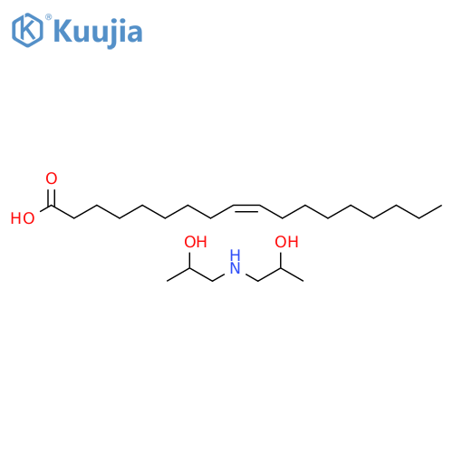 9-Octadecenoic acid (Z)-, compd. with N-coco alkyl-1,1'-iminobis[2-propanol] structure