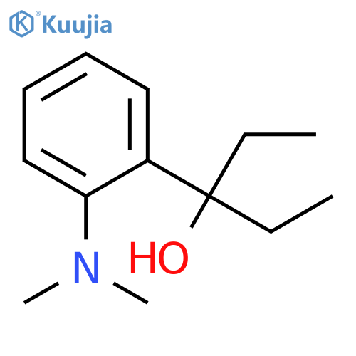 3-[2-(Dimethylamino)phenyl]-3-pentanol structure