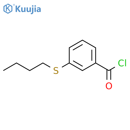 3-(n-Butylthio)benzoyl chloride structure
