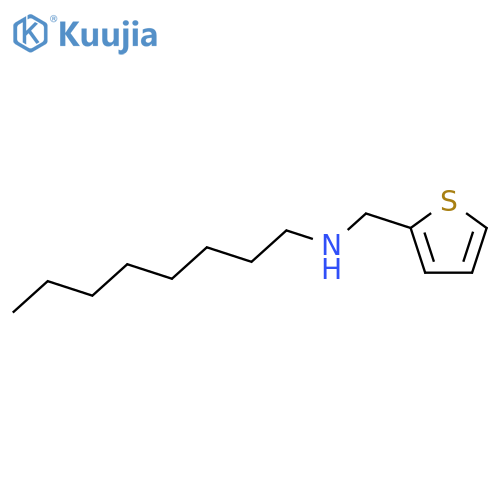 octyl(thiophen-2-yl)methylamine structure
