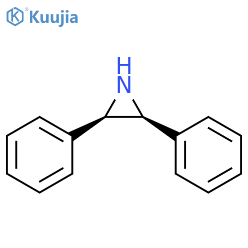 Aziridine, 2,3-diphenyl-, (2R,3S)- structure