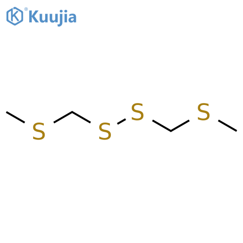 (methylsulfanyl){[(methylsulfanyl)methyl]disulfanyl}methane structure