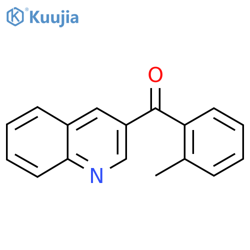 3-(2-Methylbenzoyl)quinoline structure