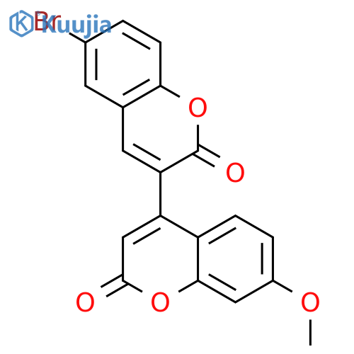 6-bromo-7'-methoxy-2H,2'H-3,4'-bichromene-2,2'-dione structure