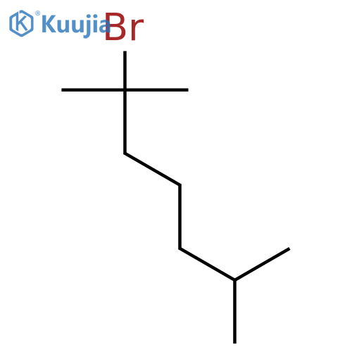 Heptane, 2-bromo-2,6-dimethyl- structure